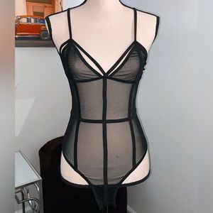Sexy mesh bodysuit